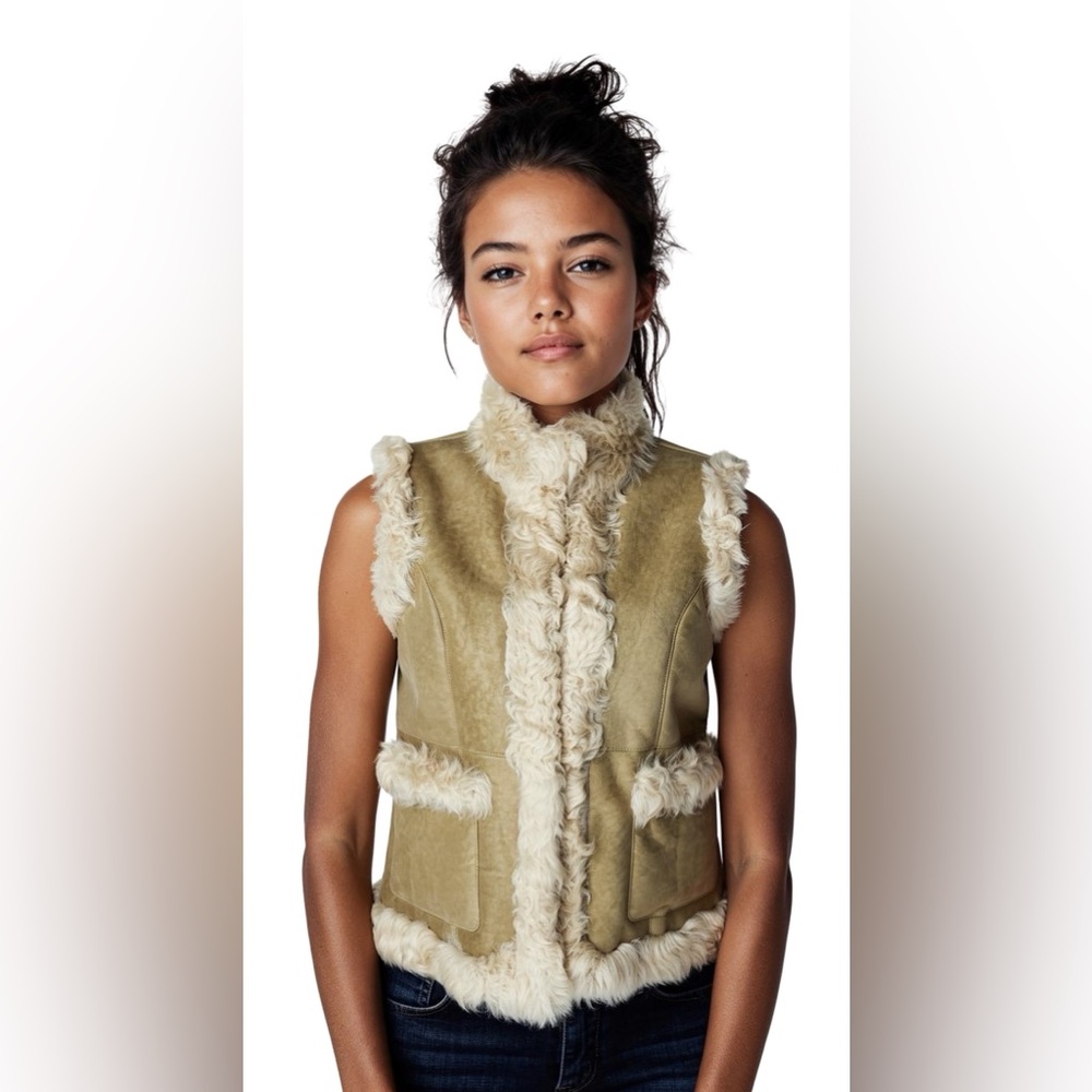 Double Faced Lamb Vest